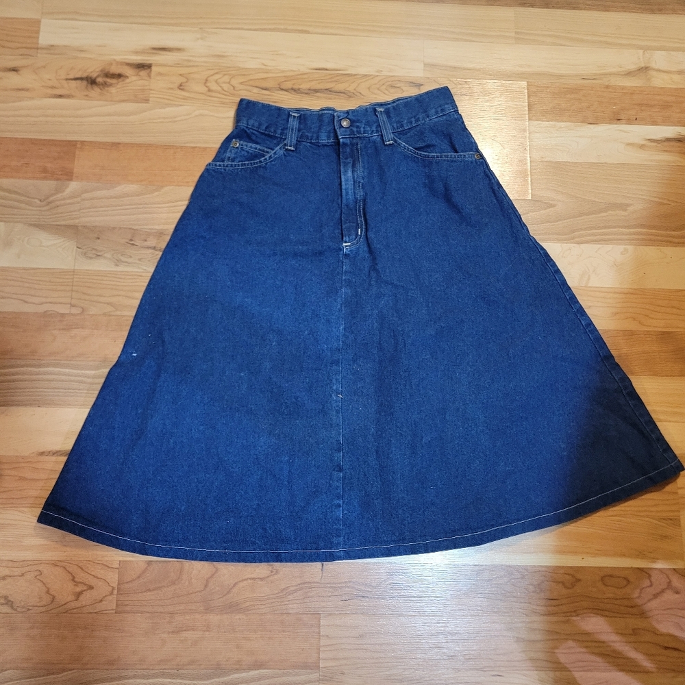 ME Makeover Essentials Blue A-Line Skirt